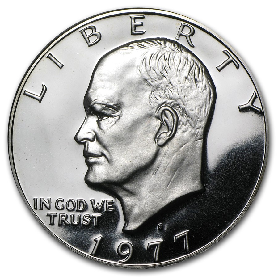 1977-S Clad Eisenhower Dollar Gem Proof