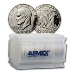 1977-S Clad Eisenhower Dollars 20-Coin Roll Proof