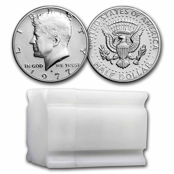 1977-S Kennedy Half Dollar 20-Coin Roll Gem Proof 1977-S Kennedy Half Dollar 20-Coin Roll Gem Proof