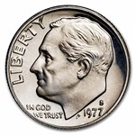1977-S Roosevelt Dime 50-Coin Roll Gem Proof