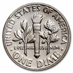 1977-S Roosevelt Dime 50-Coin Roll Gem Proof