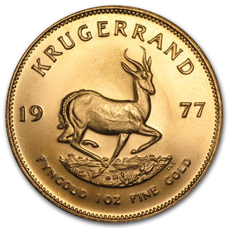 Buy 1977 South Africa 1 oz Gold Krugerrand BU | APMEX