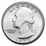 1977 Washington Quarter 40-Coin Roll BU