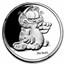 1978 1 oz Silver Proof Round - Garfield (w/Box & COA)