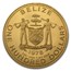 1978 Belize Gold 100 Dollars Itzamna Proof