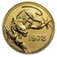 1978 Belize Gold $250 Dollars Jaguar BU