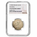 1978 Belize Proof Gold 100 Dollars Itzamna PF-69 NGC
