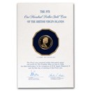 1978 British Virgin Islands Proof Gold $100 Silver Jubilee