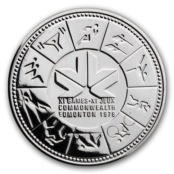 1978 Canada Silver Dollar Specimen (XI Commonwealth Games w/OGP) 1978 Canada Silver Dollar Specimen (XI Commonwealth Games w/OGP)