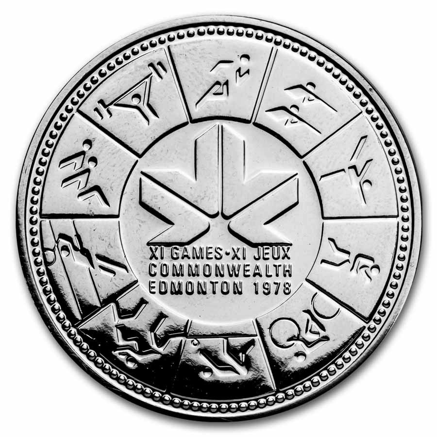 1978 Canada Silver Dollar Specimen (XI Commonwealth Games)