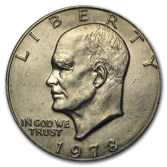 1978 Clad Eisenhower Dollar BU