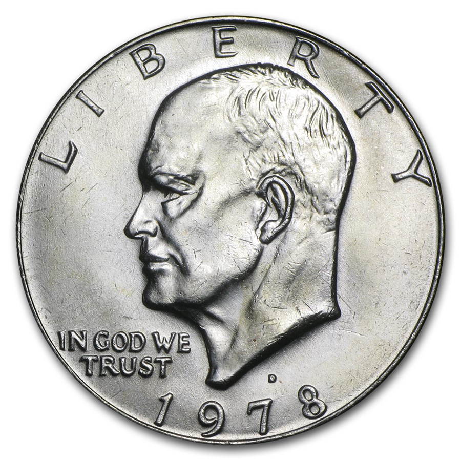 1978-D Clad Eisenhower Dollar BU