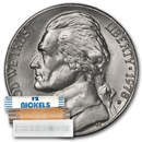 1978-D Jefferson Nickel 40-Coin Roll BU