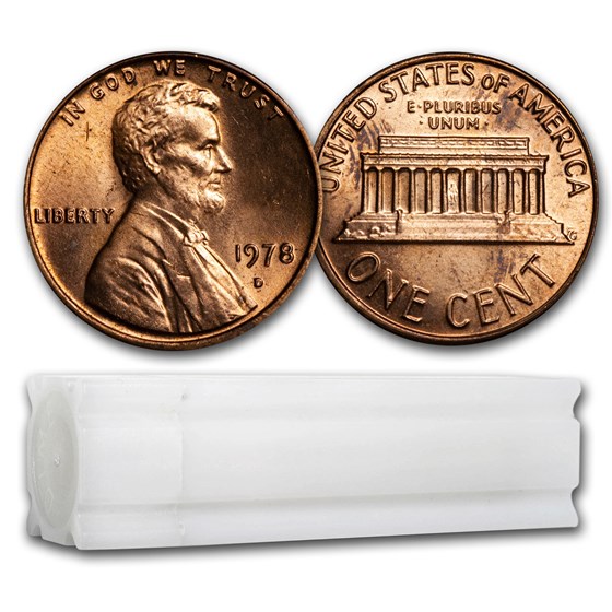 1978-D Lincoln Cent 50-Coin Roll BU 1978-D Lincoln Cent 50-Coin Roll BU