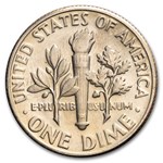 1978-D Roosevelt Dime 50-Coin Roll BU