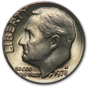 1978-D Roosevelt Dime BU