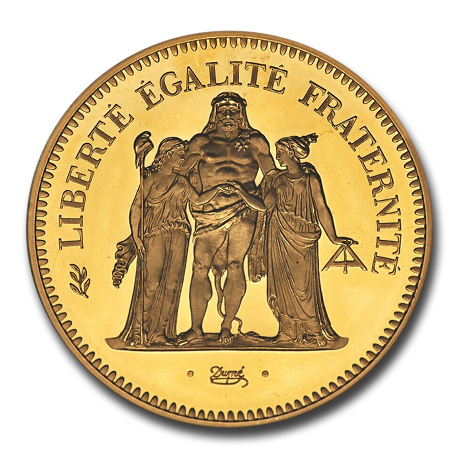1978 France Gold Piefort 50 Francs PF-66 UCAM NGC