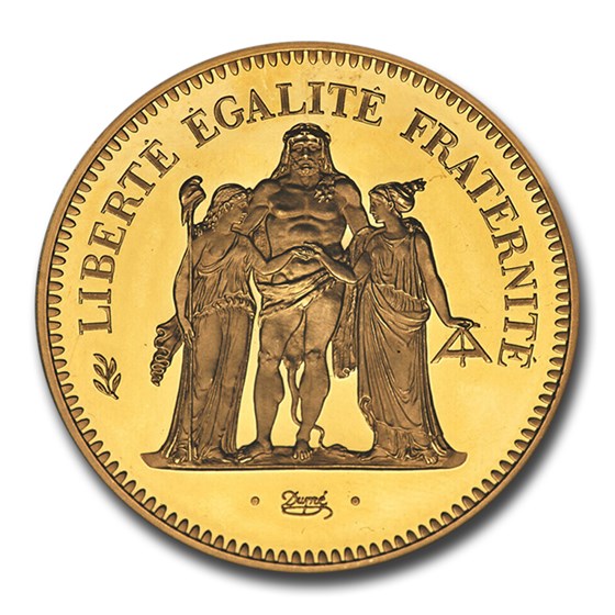 1978 France Gold Piefort 50 Francs PF-66 UCAM NGC 1978 France Gold Piefort 50 Francs PF-66 UCAM NGC