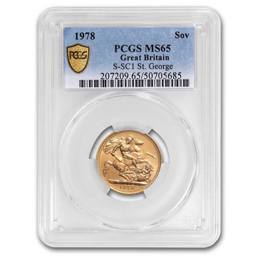 1978 Great Britain Gold Sovereign MS-65 PCGS