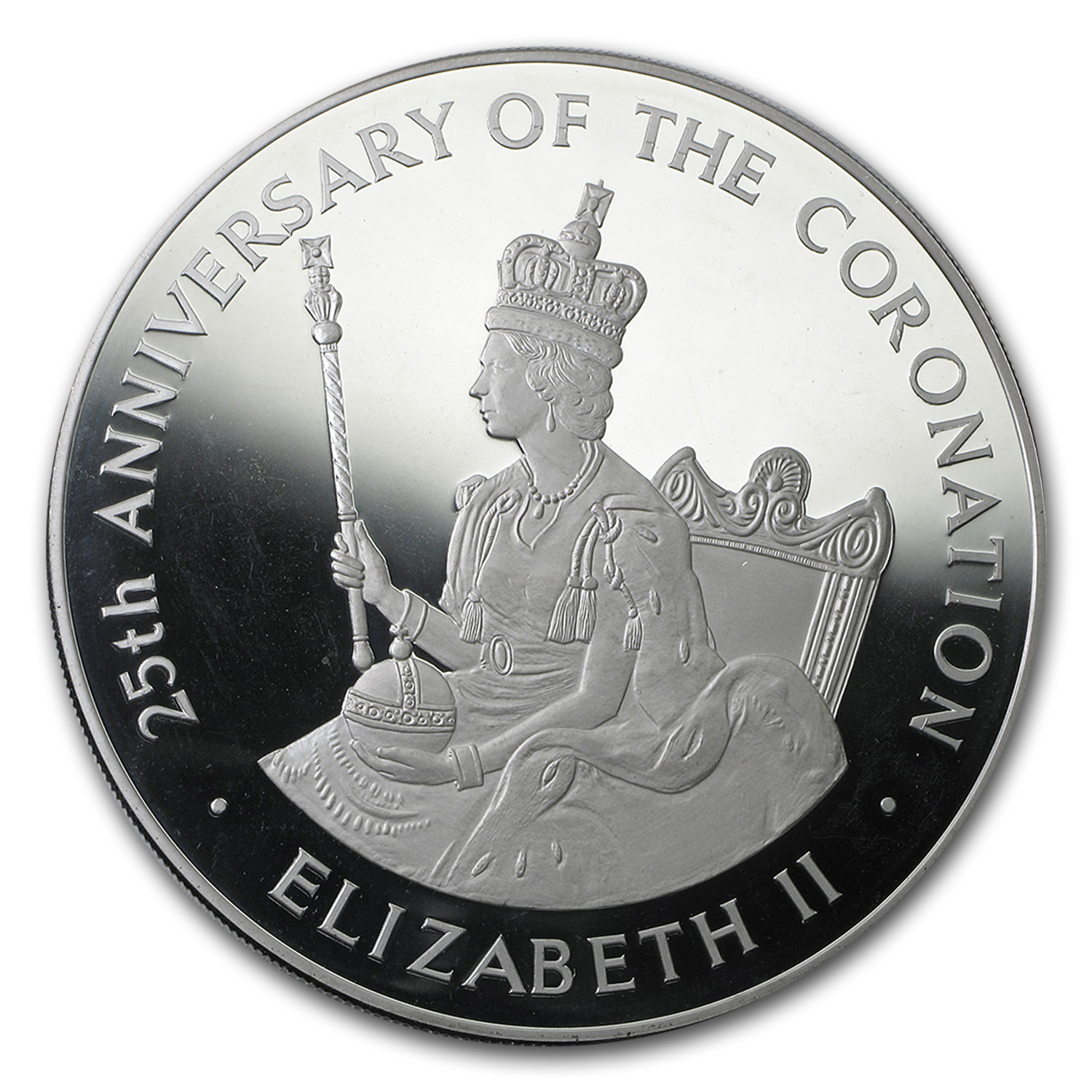 Buy 1978 Jamaica Silver $25 Elizabeth II Coronation Anniv. BU