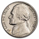 1978 Jefferson Nickel 40-Coin Roll BU