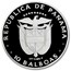 1978 Panama Silver 10 Balboas Canal Treaty Proof