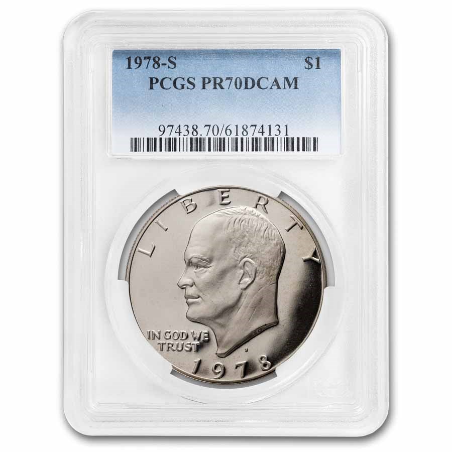 1978-S Clad Eisenhower Dollar PR-70 DCAM PCGS