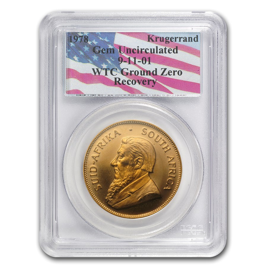 1978 South Africa 1 oz Gold Krugerrand Gem Unc PCGS (WTC)