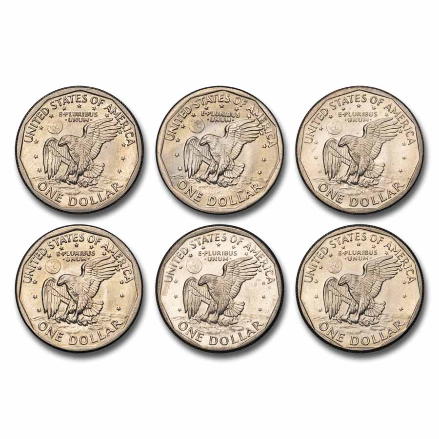 Buy 1979/1980 6-Coin Susan B. Anthony Dollar Set BU | APMEX