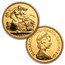 1979-1986 Great Britain 8-Coin Gold Sovereign Proof Set