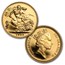 1979-1986 Great Britain 8-Coin Gold Sovereign Proof Set