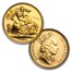 1979-1986 Great Britain 8-Coin Gold Sovereign Proof Set