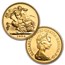 1979-1986 Great Britain 8-Coin Gold Sovereign Proof Set