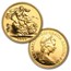 1979-1986 Great Britain 8-Coin Gold Sovereign Proof Set