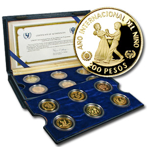 Buy 1979-82 12 Nation Gold Intl Year of the Child Pf Set | APMEX