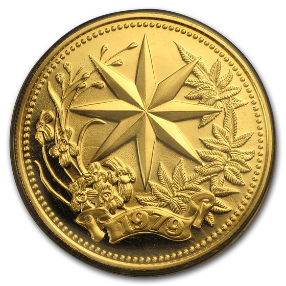 1979 Belize Proof Gold 100 Dollar Star of Bethlehem 1979 Belize Proof Gold 100 Dollar Star of Bethlehem