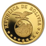 1979 Bolivia Proof Gold 4000 Pesos Bolivianos Year of Child