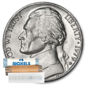 1979-D Jefferson Nickel 40-Coin Roll BU 1979-D Jefferson Nickel 40-Coin Roll BU