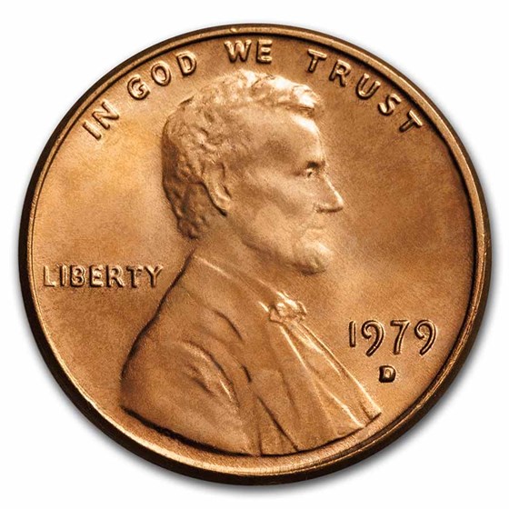 1979-D Lincoln Cent BU (Red) 1979-D Lincoln Cent BU (Red)