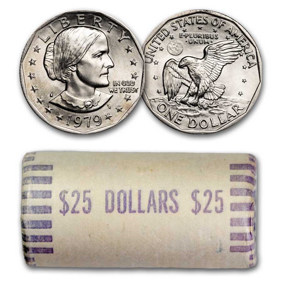 Buy 1979D SBA 25Coin Original Bank Wrapped Roll BU APMEX