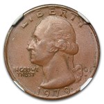 1979-D Washington Quarter MS-62 NGC (Obverse Clad Layer Missing)