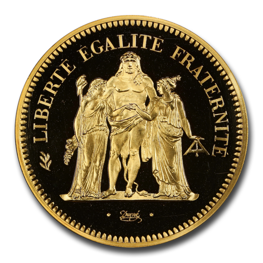 貴重　フランス雑貨Edition Clouet オランジーナ金属プレートカード Buy 1979 France Gold 50 Francs Piedfort Hercules & Maidens SP-68