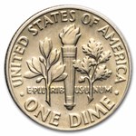 1979 Roosevelt Dime 50-Coin Roll BU