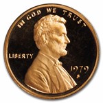 1979-S Lincoln Cent Type 2 50-Coin Roll Proof