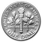 1979-S Type 1 Roosevelt Dime 50-Coin Roll Proof
