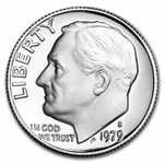 1979-S Type 2 Roosevelt Dime 50-Coin Roll Proof