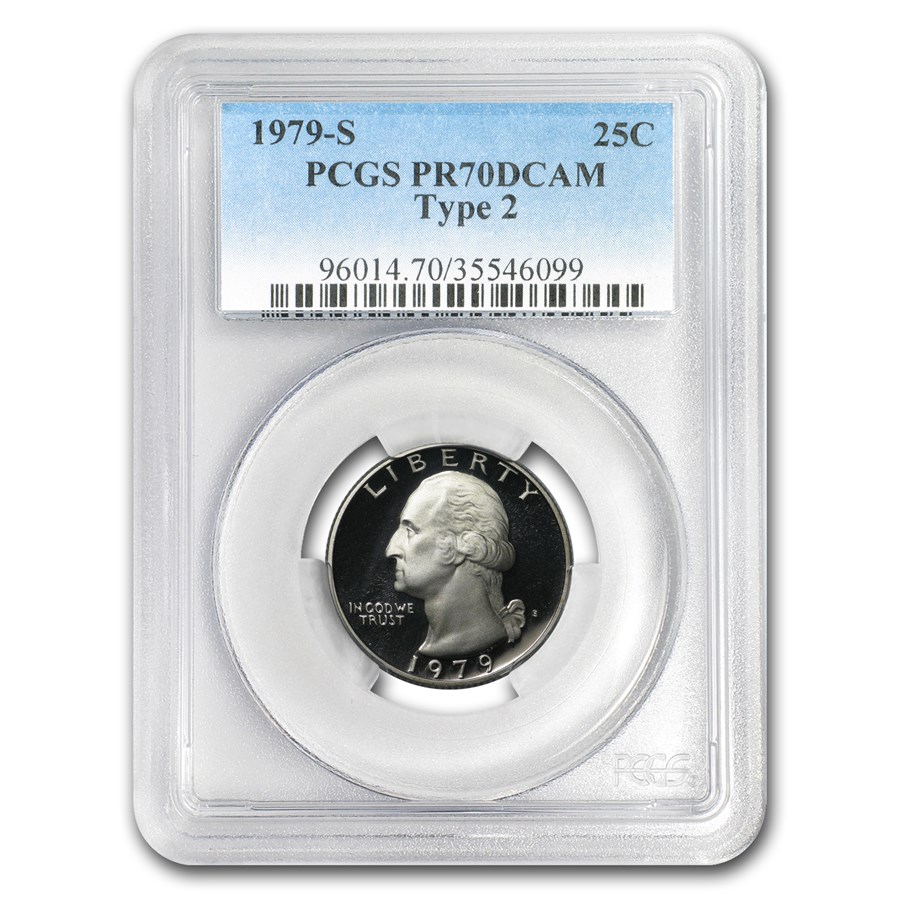 1979-S Washington Quarter Type 2 PR-70 PCGS