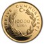 1979 Turkey Gold 10,000 Lira UNICEF and IYC Proof