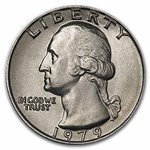 1979 Washington Quarter 40-Coin Roll BU