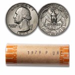 1979 Washington Quarter 40-Coin Roll BU